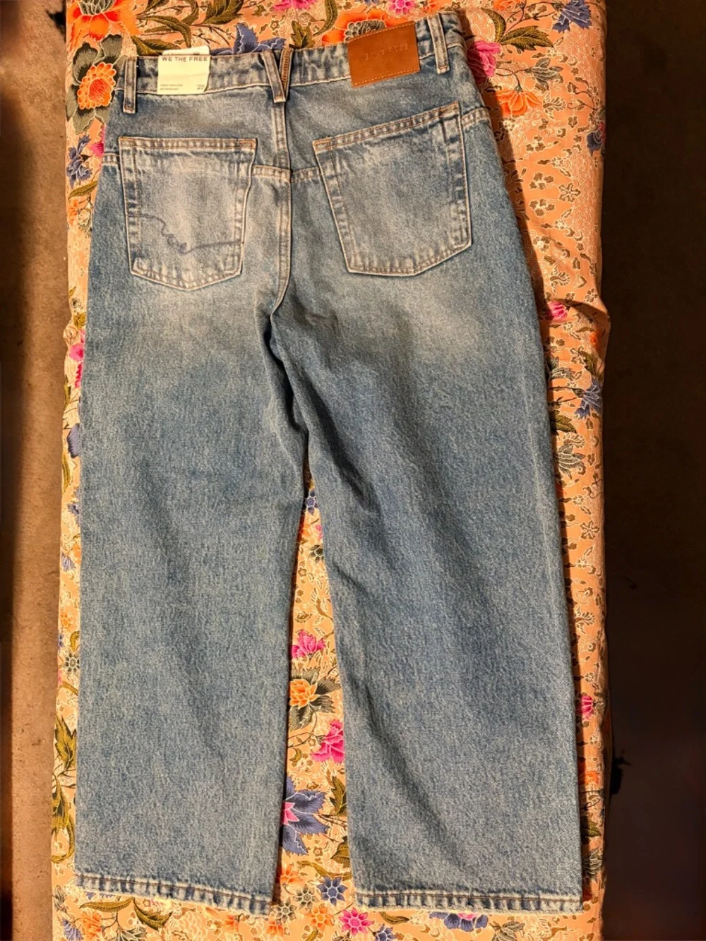 Free People Deep Trance Low Rise Boyfriend Jeans NWT FROM BEYOND, Size 25